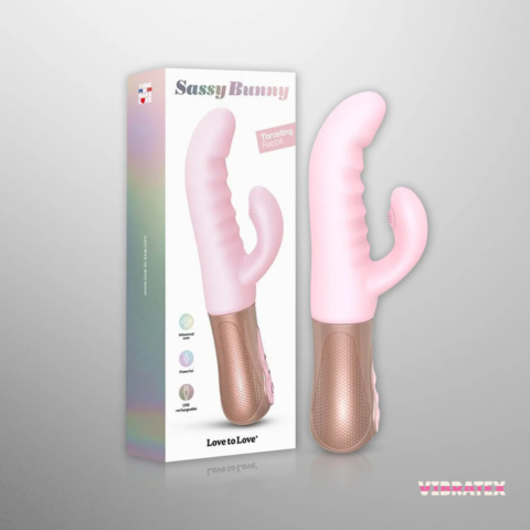 Love to Love Sassy Bunny Thrusting Vibrator
