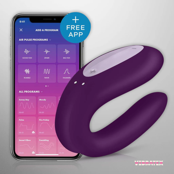 Satisfyer Double Joy Couple's Vibrator - Image 2
