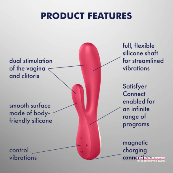 Satisfyer Mono Flex App Controlled Vibrator - Image 3