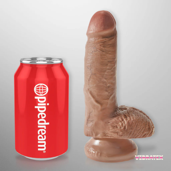 King Cock 7" Cock with Balls - Image 3