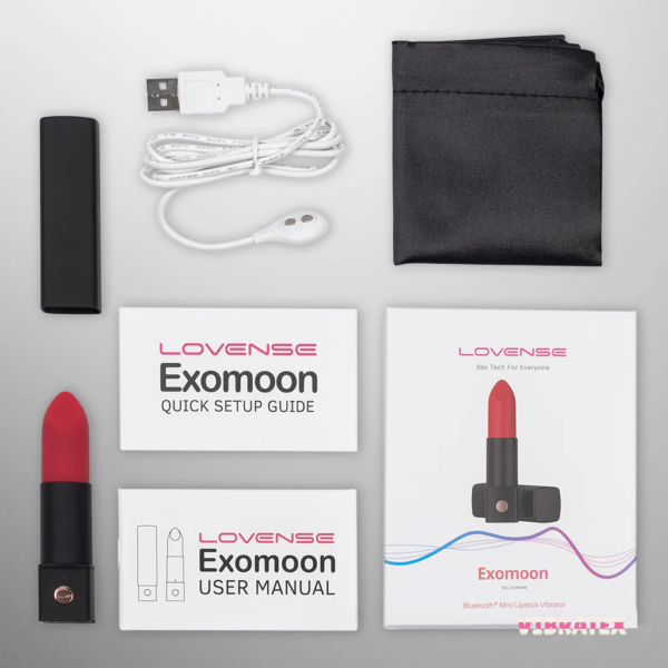 Lovense EXOMOON Smart Lipstick Bullet Vibrator - Image 5